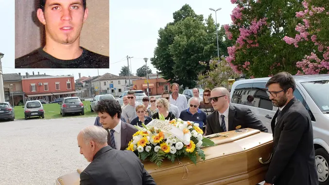 POLETTO - FOTOPIRAN - TREBASELEGHE -FUNERALE IVAN VEDOVATO SANT'AMBROGIO