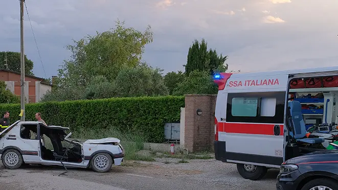 COLUCCI-FOTOPIRAN-SACCOLONGO-INCIDENTE STRADALE MORTALE VIA SAN MARTINO
