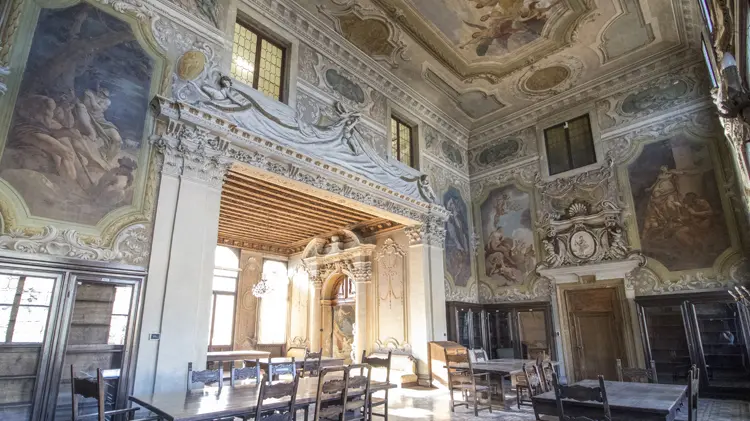 Una delle splendide sale di Palazzo Cavalli