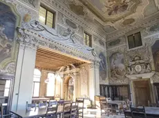 Una delle splendide sale di Palazzo Cavalli